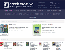 Tablet Screenshot of creek-creative.org